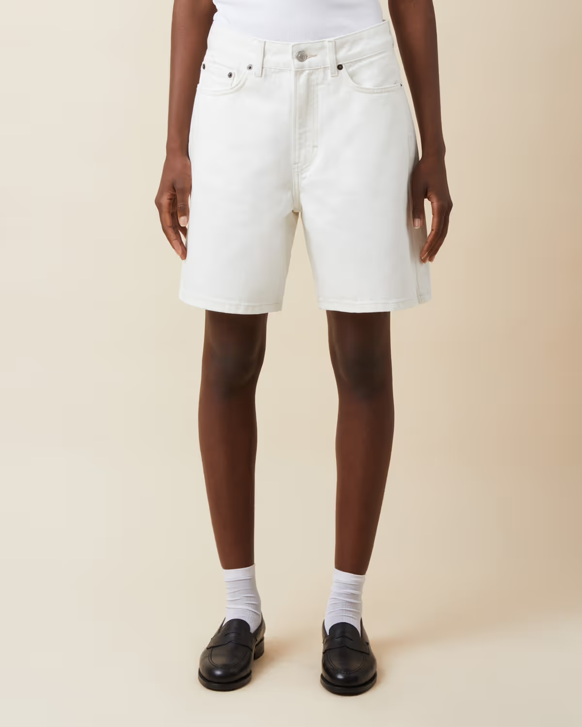 Belem Shorts Natural White Shorts